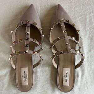 Valentino Garavani Rockstud Patent-Leather